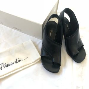 3.1 Phillip Lim Drum sling black sandal NEW